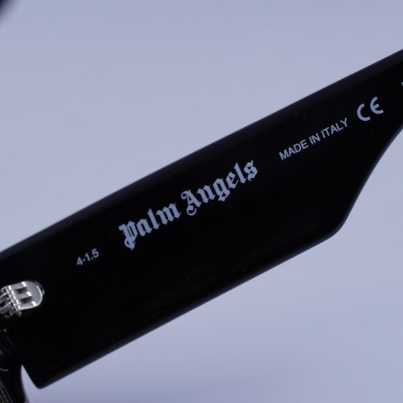 Palm Angels PERI002 PALM 1018 Sunglasses Black Rectangle Frame, Yellow Lenses - Picture 8 of 10